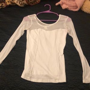 white transparent blouse